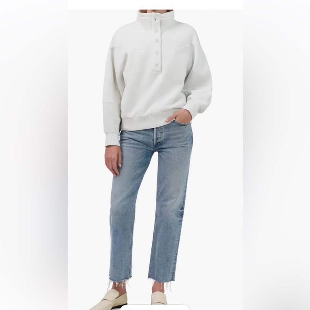 Citizens Of Humanity Florence Wide Straight Cropped Jeans